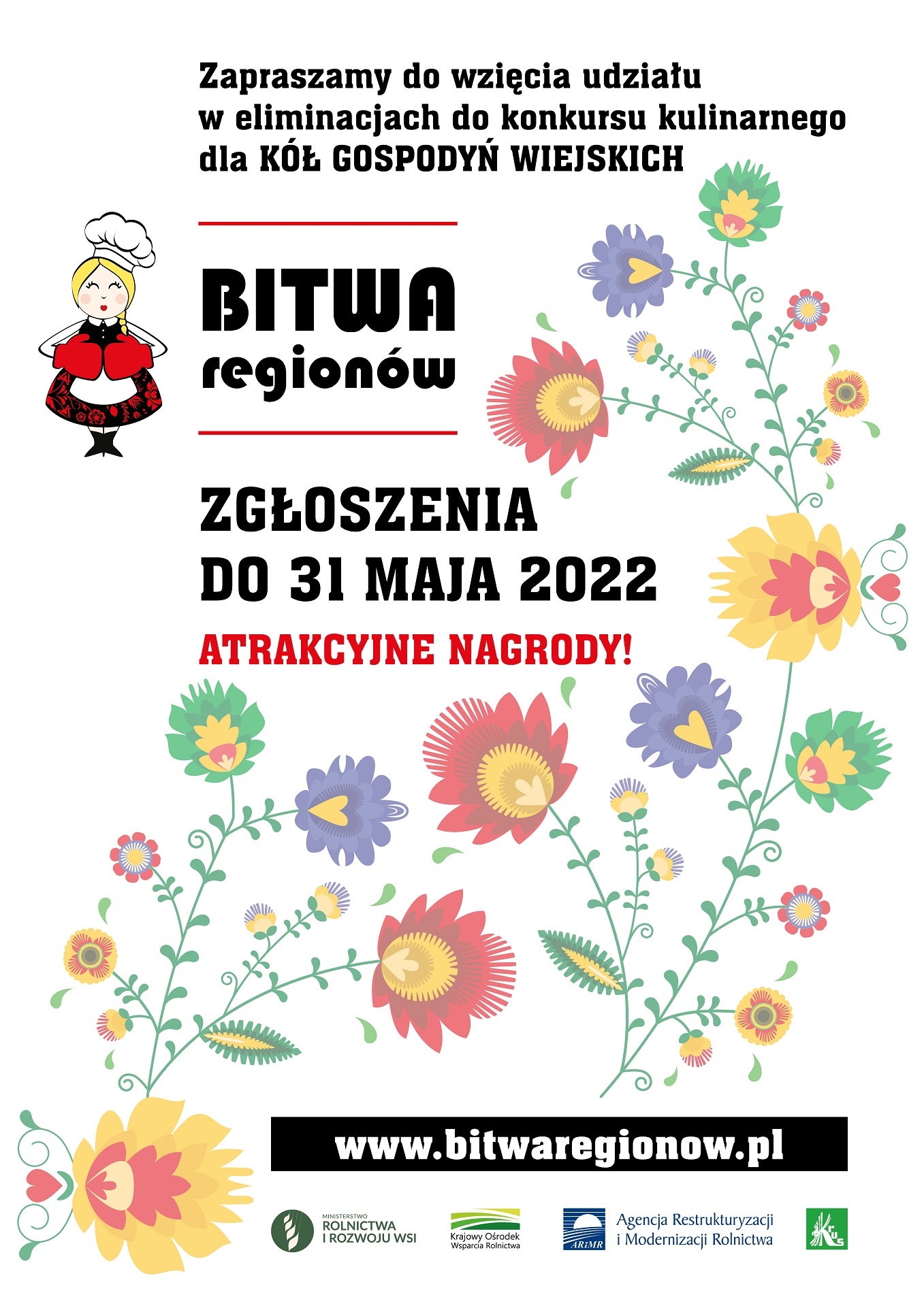 Plakat promujący konkurs Bitwa Regionów