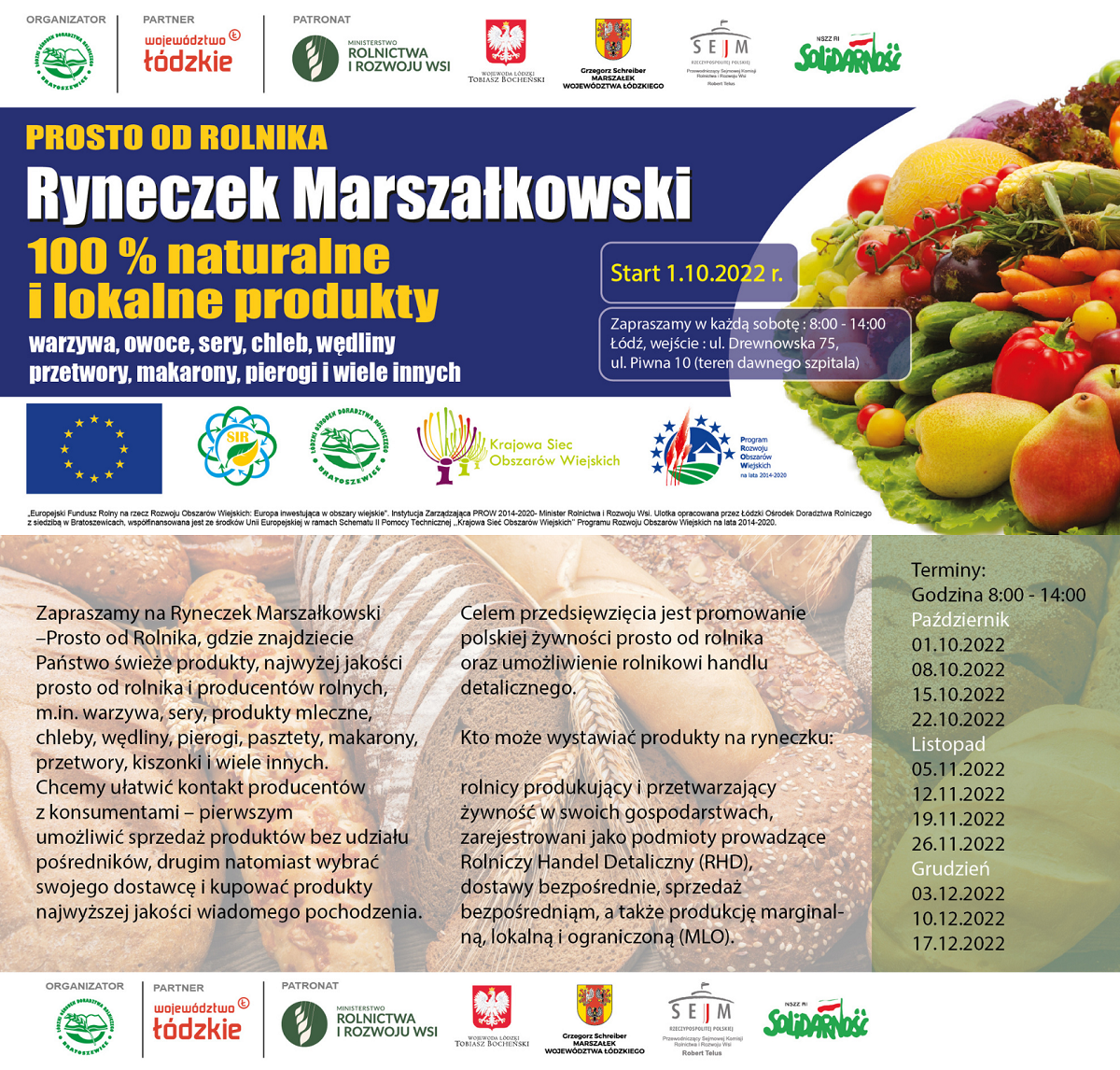 Plakat Ryneczku Marszałkowskiego